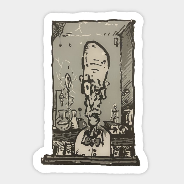 Dr. 'Orrible Sticker by Lampaworks Inc.